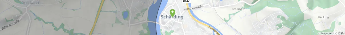 Kartendarstellung des Standorts für Stadt-Apotheke Zur goldenen Krone in 4780 Schärding